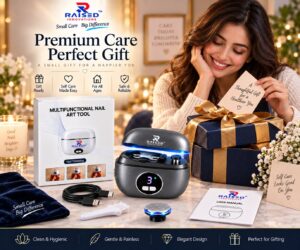 Electric nail clipper lifestyle gift scene